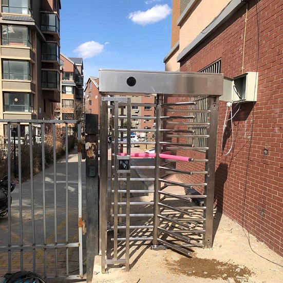 沈陽小區刷卡刷人臉識別門禁閘機